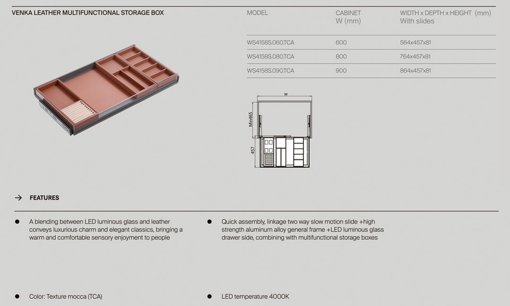 UNIHOPPER JEWELLERY BOX 4158