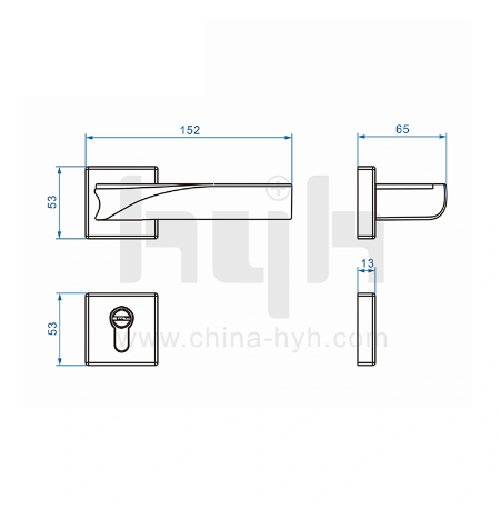 HYH LEVER HANDLE 8317