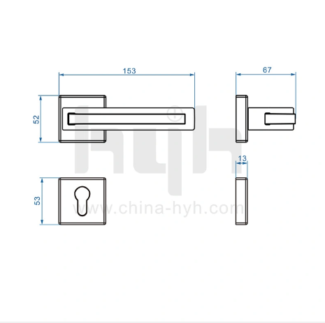 HYH LEVER HANDLE 8312