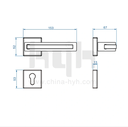 HYH LEVER HANDLE 8312