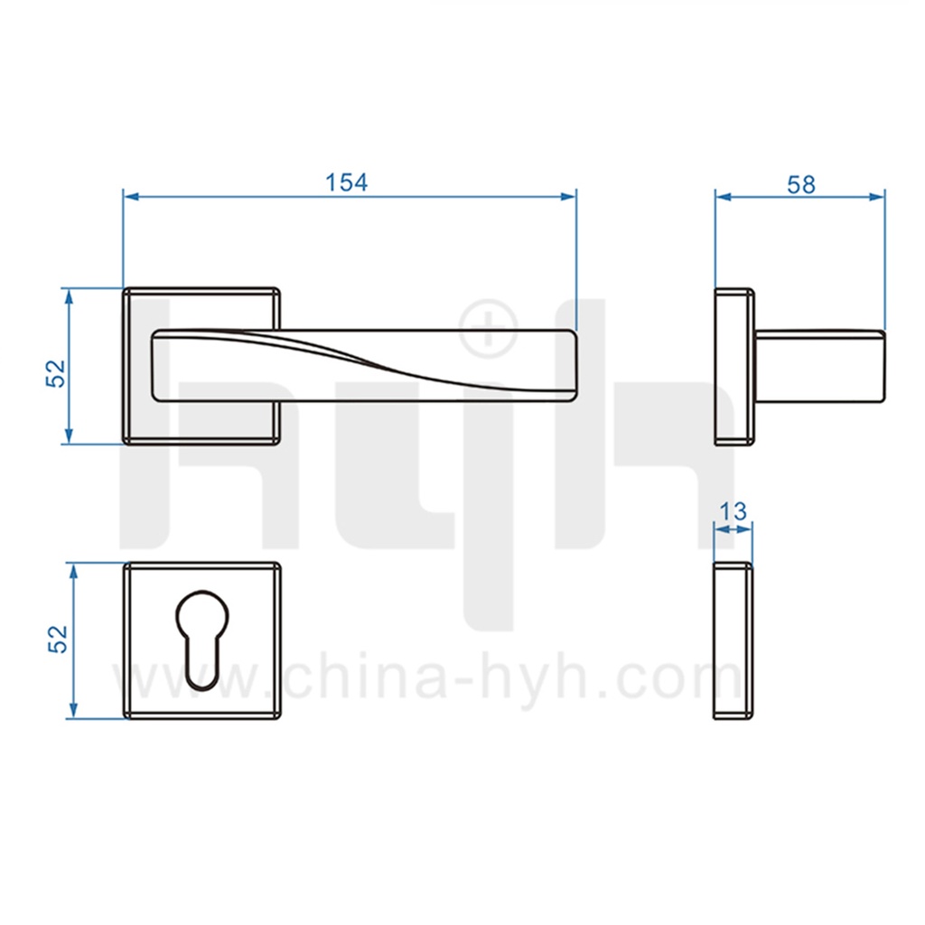 HYH LEVER HANDLE 8316