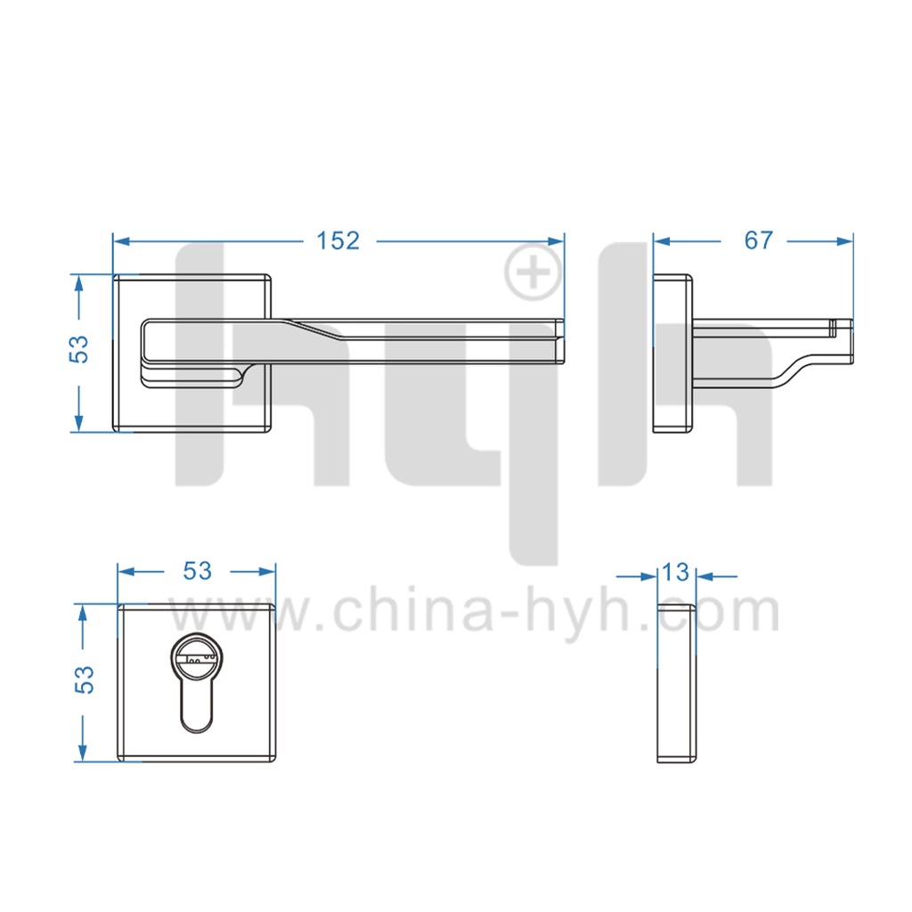 HYH LEVER HANDLE RY HC-178345