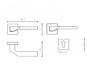 SYSTEM LEVER HANDLE SPINAL 120 RY