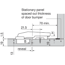 BLUM HINGE BLIND CORNER INSET