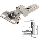 BLUM HINGE INSET HYDRAULIC 110°