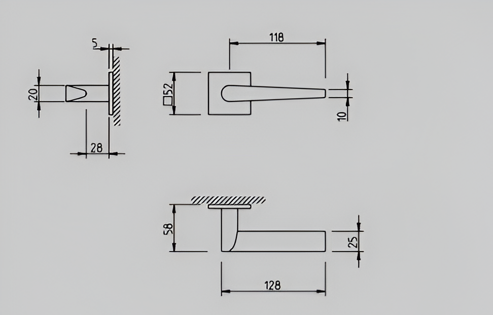 COBA LEVER HANDLE 1967-Q