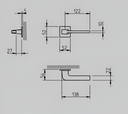 COBA LEVER HANDLE  4007-Q