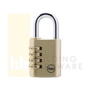 YALE 40MM BRASS COMBINATION PADLOCK