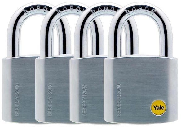 YALE 50MM BRASS PADLOCK