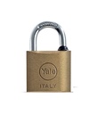 YALE 70MM BRASS PADLOCK