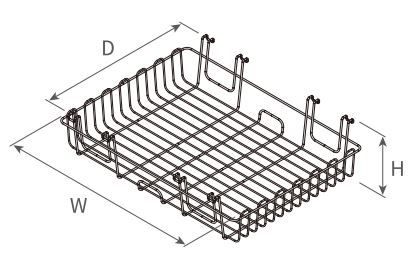 ALBUM WARDROBE WIRE BASKET 5117