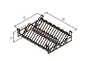 ALBUM WARDROBE WIRE SHOE RACK 5140